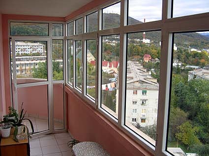 балконное пластиковое окно Пересвет